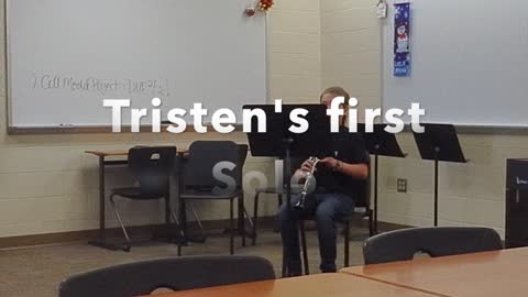 Tristen Metts' first Clarinet Solo