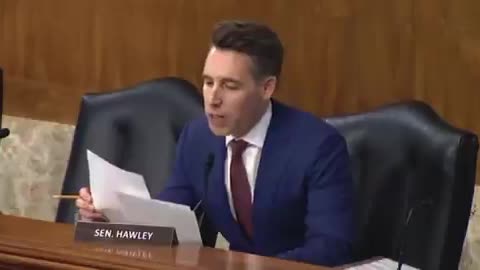 Josh Hawley (Rep-MO) absolutely destroys Interior Secretary