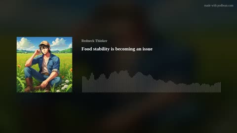 Food stability is becoming an issue