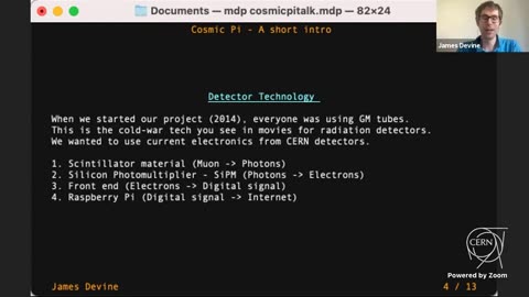 CERN How to builld a cosmic ray detector using Arduino and Rasberry Pi 2021