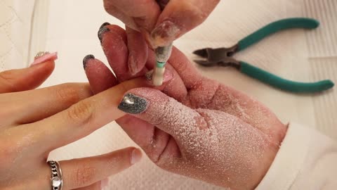 ASMR Satisfying Nail Polish Removing in Japan
