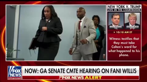 Georgia Senate committee hearing on Fani Willis