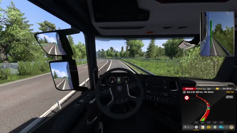 ETS2 Speeding in Sweden (No Commentary)