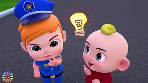 Smart Baby Police Vs Thief 👮 | Police Officer Song | and More Nursery Rhymes & Kids Song