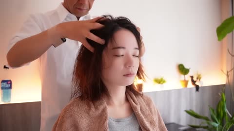 ASMR | Refreshing scalp! Best Hair Tonic Massage