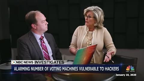 VOTING MACHINES🚨 NBC News casually mentioned 10 months before the 2020 election that ES&S is using 14,000 modems to connect voting machines to the internet