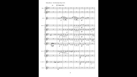 Claude Debussy – Valse Romantique (Clarinet Choir + 2 Piccolos)