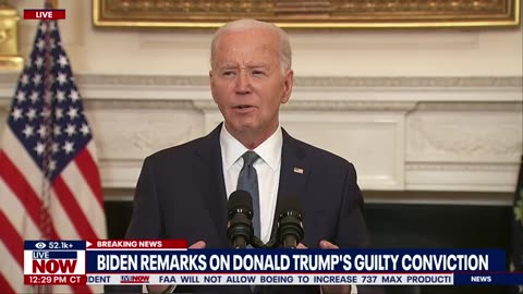WATCH_ Biden comments on Trump trial verdict _ LiveNOW from FOX