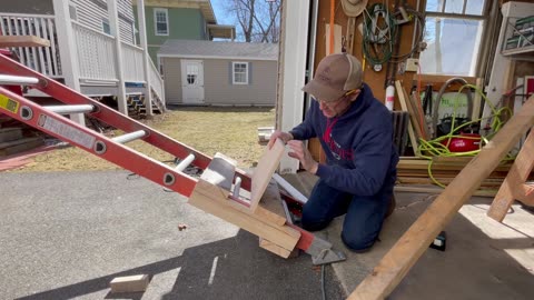 Building a DIY ladder hoist using a Harbor Freight Badlands Winch