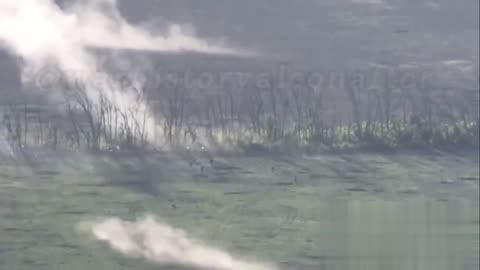 Russian troops assaulting Ukrainian position near the village of Stelmakhivka