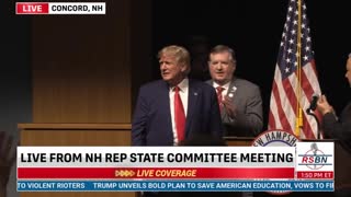 FULL SPEECH: President Trump's visit to New Hampshire on Saturday, 1/28/23