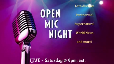 Open Mic Night with Bishop James Long