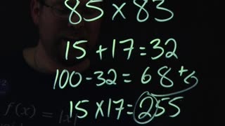 How to multiply 2-digit numbers in your head | 5 Examples | Minute Math Tricks Part 146-150 #math