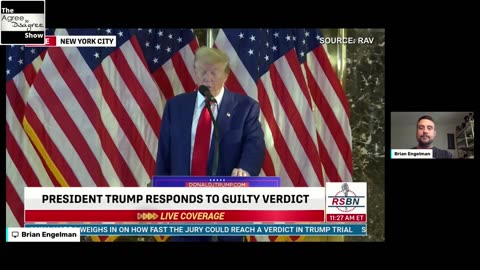 Reaction To Trump's Press Conference After Being Found Guilty In NY of 34 Felonies.