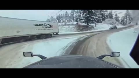 Semi Close Call