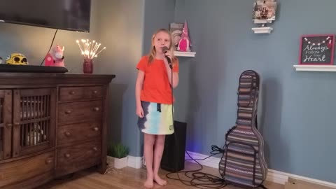 Zoey Sings The Star Spangled Banner