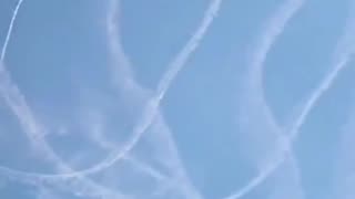 Nothing to see here, just some chemicals sprayed on plebs