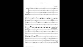 J.S. Bach - Well-Tempered Clavier: Part 1 - Prelude 17 (Brass Quartet)
