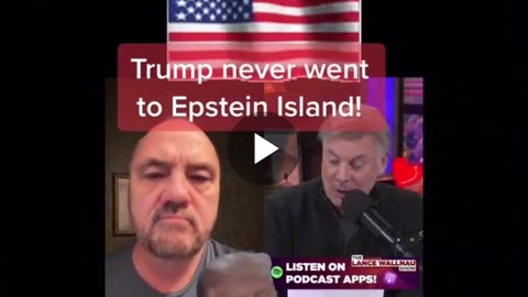 Trump NEVER went to Epstein Island according to pilot