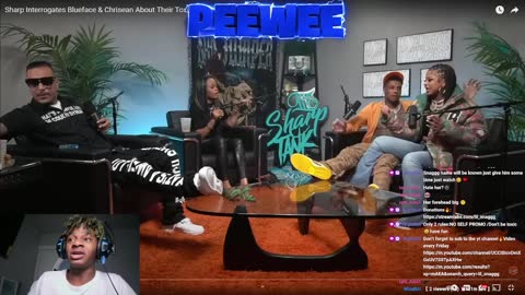 Peewee Reacts Sharp Interrogates Blueface & Chrisean About Their Toxic Relationship!