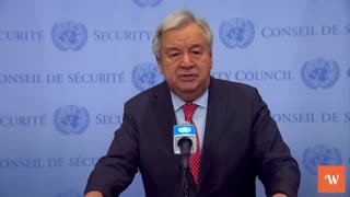 UN Chief Is Not backing Down! Embarrasses Israel Live In His Viral Speech!