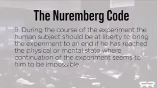 Summary of How the Nuremberg Code is Being Violated