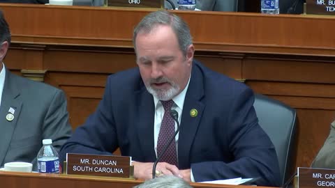 Rep Jeff Duncan: Speaks at E&C Committee Hearing on American Energy Expansion