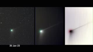 Comet c/2022 E3 ZTF Approaches Earth