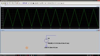 Seja um faixa-preta no LTSpice - parte 06 - Onda Triangular