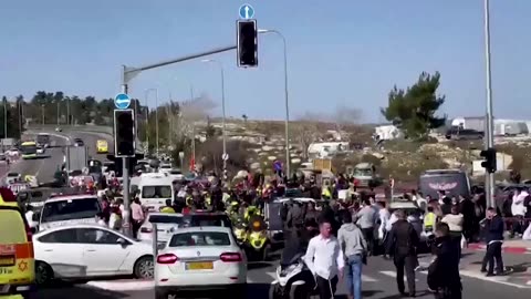 Car rams into Jerusalem-area bus stop, killing two