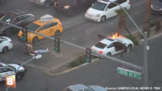 WATCH: Unconscious Driver Rescued THE MOMENT His Car BURSTS into Flames