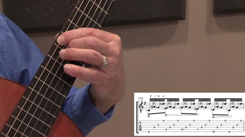 Technique Left-Hand, Part II (slow section). Video #91: m112-114 Version #5