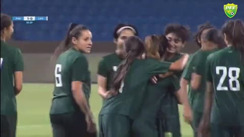 Pakistani women beat the Laos women 4 : 2 penalties
