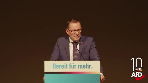 Tino Chrupalla beim 10. Geburtstag der AfD in Königstein im Taunus am 06.02.2023