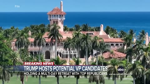 Trump hosts GOP fundraising retreat in Flori