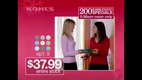 November 24, 2004 - 200 Early Bird Black Friday Deals at Kohl's