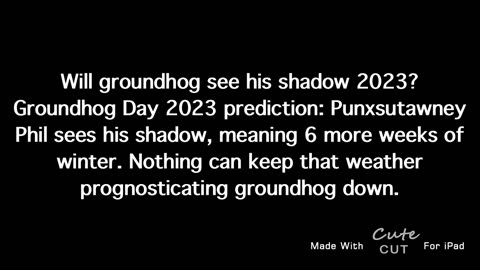 Happy Groundhog Day!!! February 2