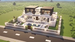 How to Build a Modern House in Minecraft?