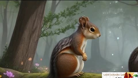 The Brave Little Squirrel and the Forest of Wonders