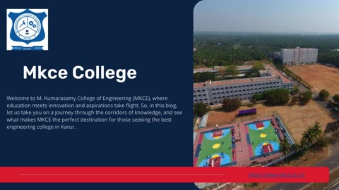 Introducing M. Kumarasamy College of Engineering (MKCE)