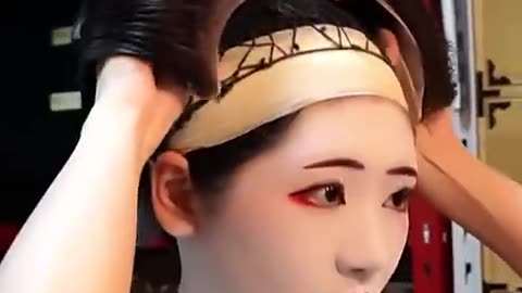 Geiko Makeup routine #geiko #makeup #japan #geisha