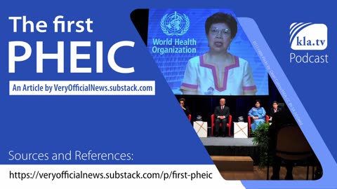 The first PHEIC (Public Health Emergency of International Concern)