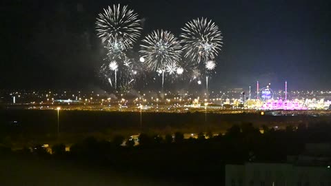 Dubai Global village New year Fireworks 31st December, 2022