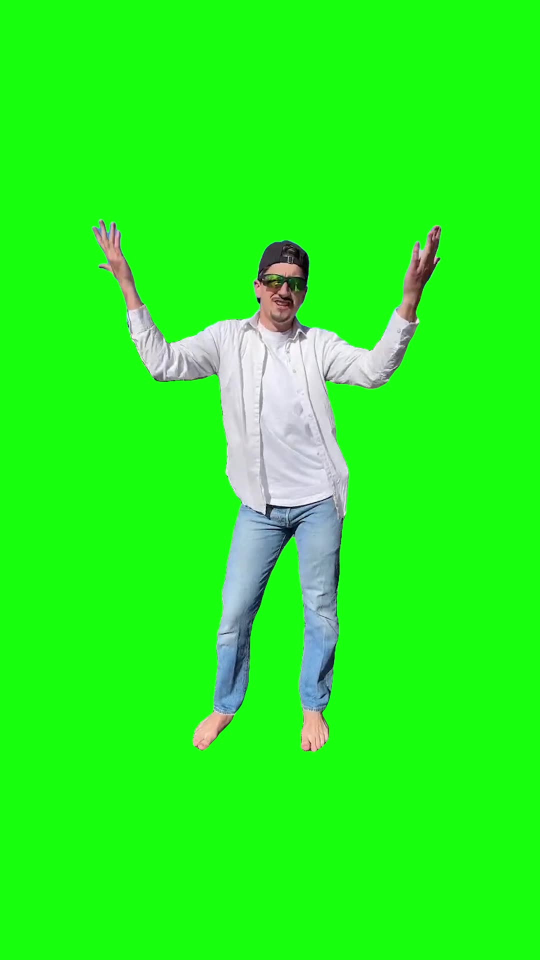 Ned Flames AKA FOX SZN Dancing to Nepo Baby | Green Screen