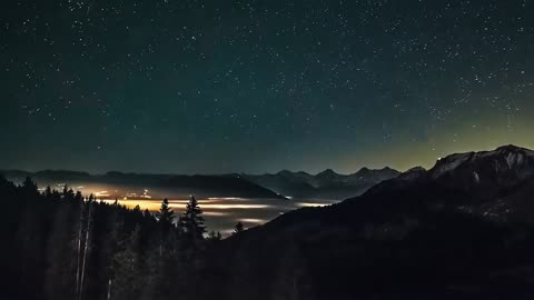 amazing Time Lapse video of starry sky full (no copyright video)