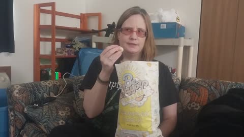 Reaction To Be Happy Snacks Parmesian Garlic Popcorn