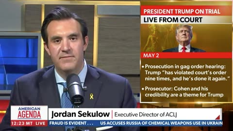 OfficialACLJ-Major Updates on the Donald Trump Trial from Jordan Sekulow on Newsmax