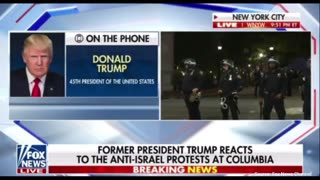 Donald Trump SCORCHES Woke, Pro-Hamas Protestors
