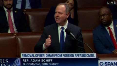 Adam Schiff looks like he is about to Cry after he got Kicked off Intelligence Committee