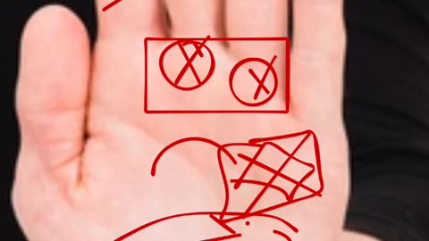 Cross Sign on Sun Mount | How to do Palm Reading For Male in ENglish